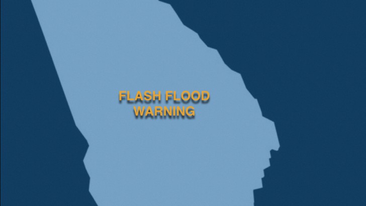Flash flood warning in effect from Feb. 3 – Feb 6th