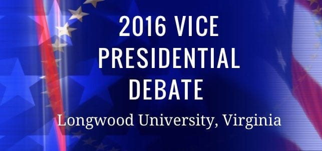Now You Know: Vice Presidential Debate