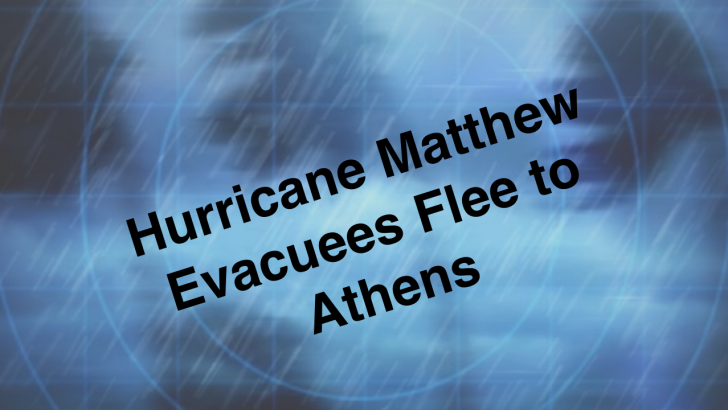 Hurricane Matthew Evacuees Choose Athens