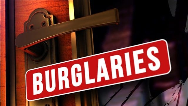 Police concerned about rash of daytime burglaries