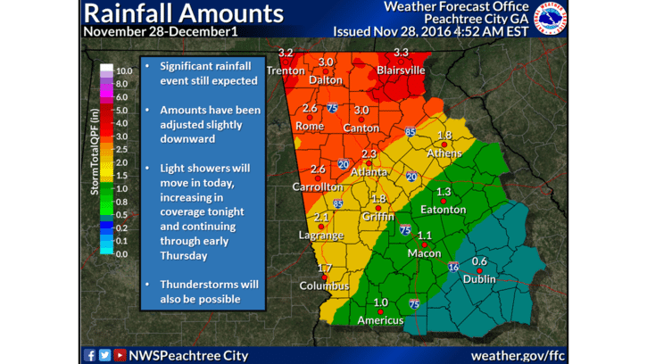 Your 5-day forecast (Finally, rain!)