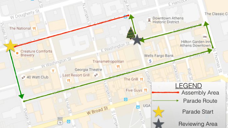 Downtown Athens Parade of Lights