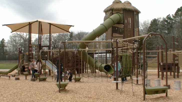 New playground for kids poses problem for parents