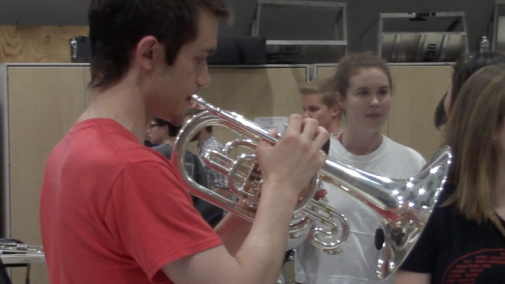 Redcoat Band Member, Now Cancer-Free, Returns to UGA