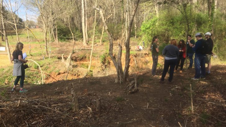 Trail Creek Park Restoration Project Hosts Cataloging Workday for Volunteers