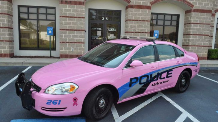 Winder Police Think Pink in October