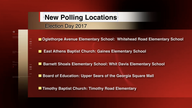 New Polling Locations