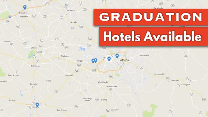 Six Hotels Remain for UGA Graduation