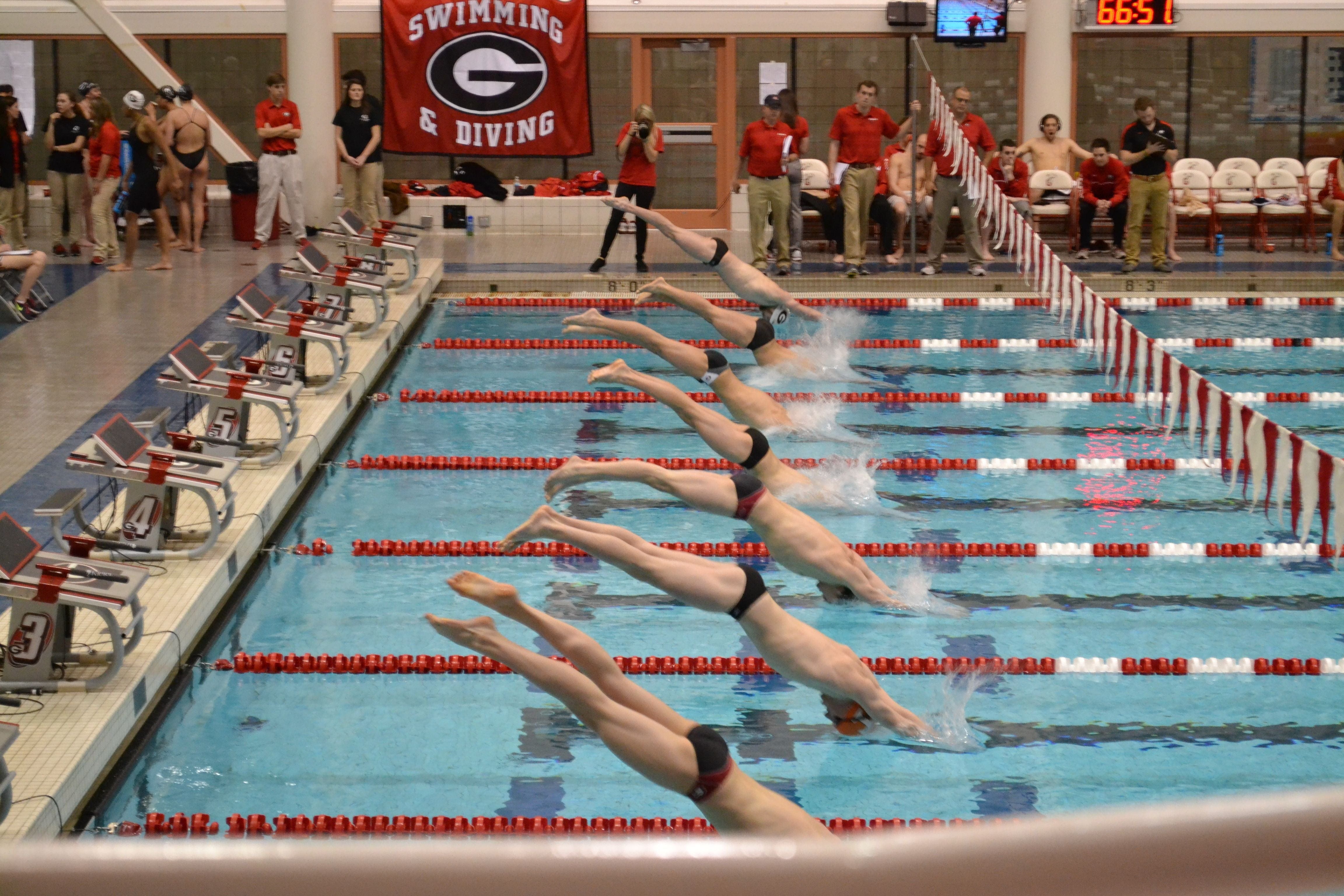 Men's Swim and Diving Team in Iowa for Championship — Grady Newsource