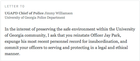 Letter to Williamson