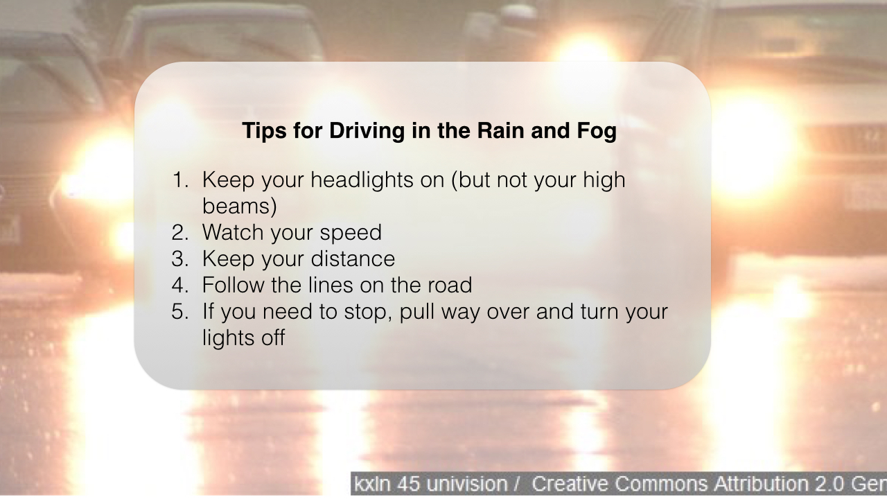 Fog Safety Tips — Grady Newsource