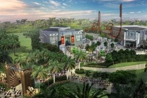 The proposed "Hunger Games" theme park, as an artist's rendering (Source: Lionsgate and The New York Times)