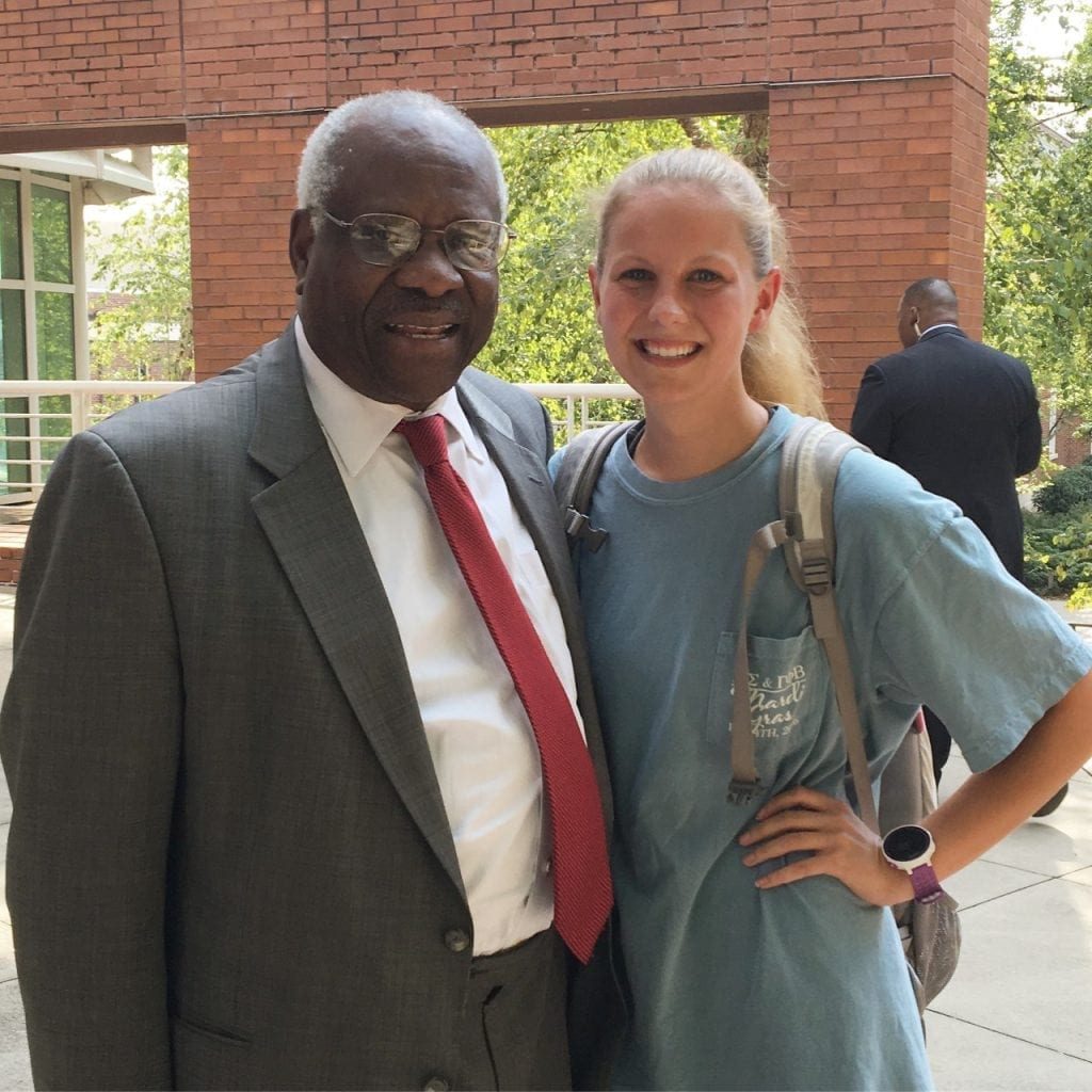 Meeting Justice Clarence Thomas