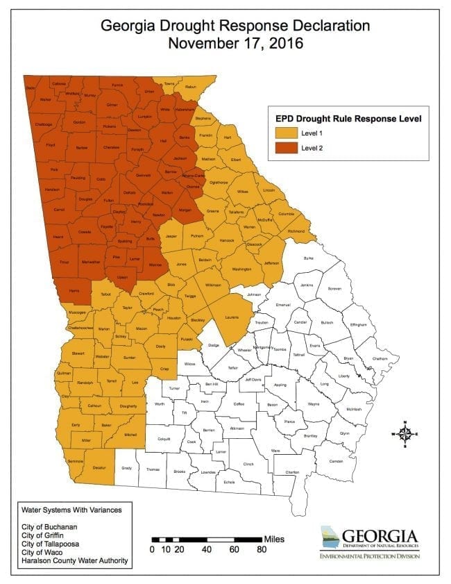 (Map: Georgia Department of Natural Resources, Environmental Protection Division)