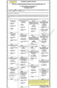 ballot uga tate