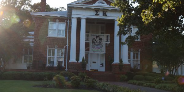 The Sigma Kappa house, located at 654 S. Milledge Ave. in Athens, Georgia, is owned by the Sigma Kappa National House Corporation. It is currently valued at $1.8 million. (Photo by Emma Fordham)