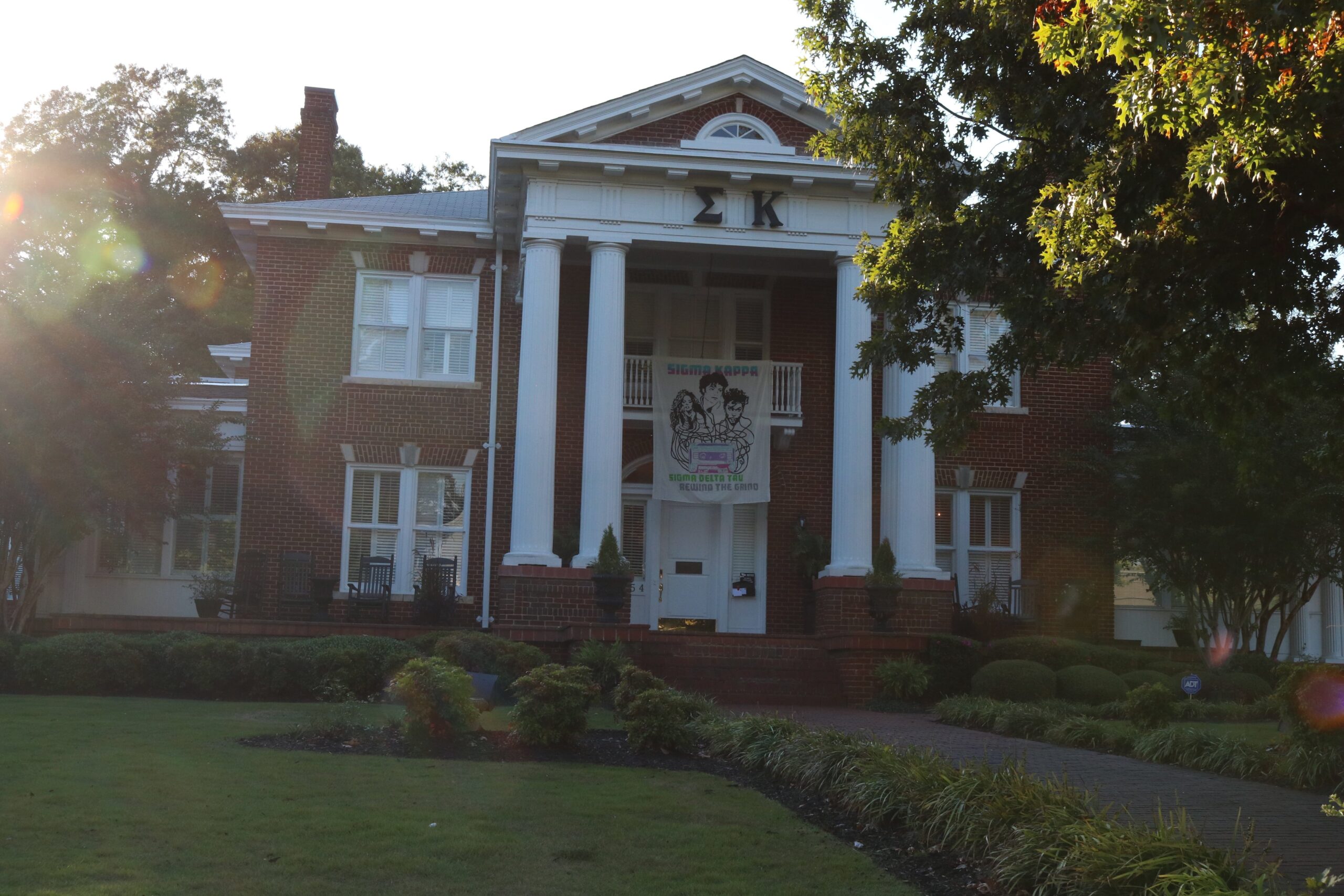 The Sigma Kappa house, located at 654 S. Milledge Ave. in Athens, Georgia, is owned by the Sigma Kappa National House Corporation. It is currently valued at $1.8 million. (Photo by Emma Fordham)