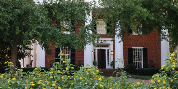 The Kappa Alpha Theta house, located at 338 S. Milledge Ave. in Athens, Georgia, is owned by the Gamma Delta Chapter House. It received a local historic designation from the Athens-Clarke County Government in 1991 and is currently valued at $2.1 million. (Photo by Emma Fordham)