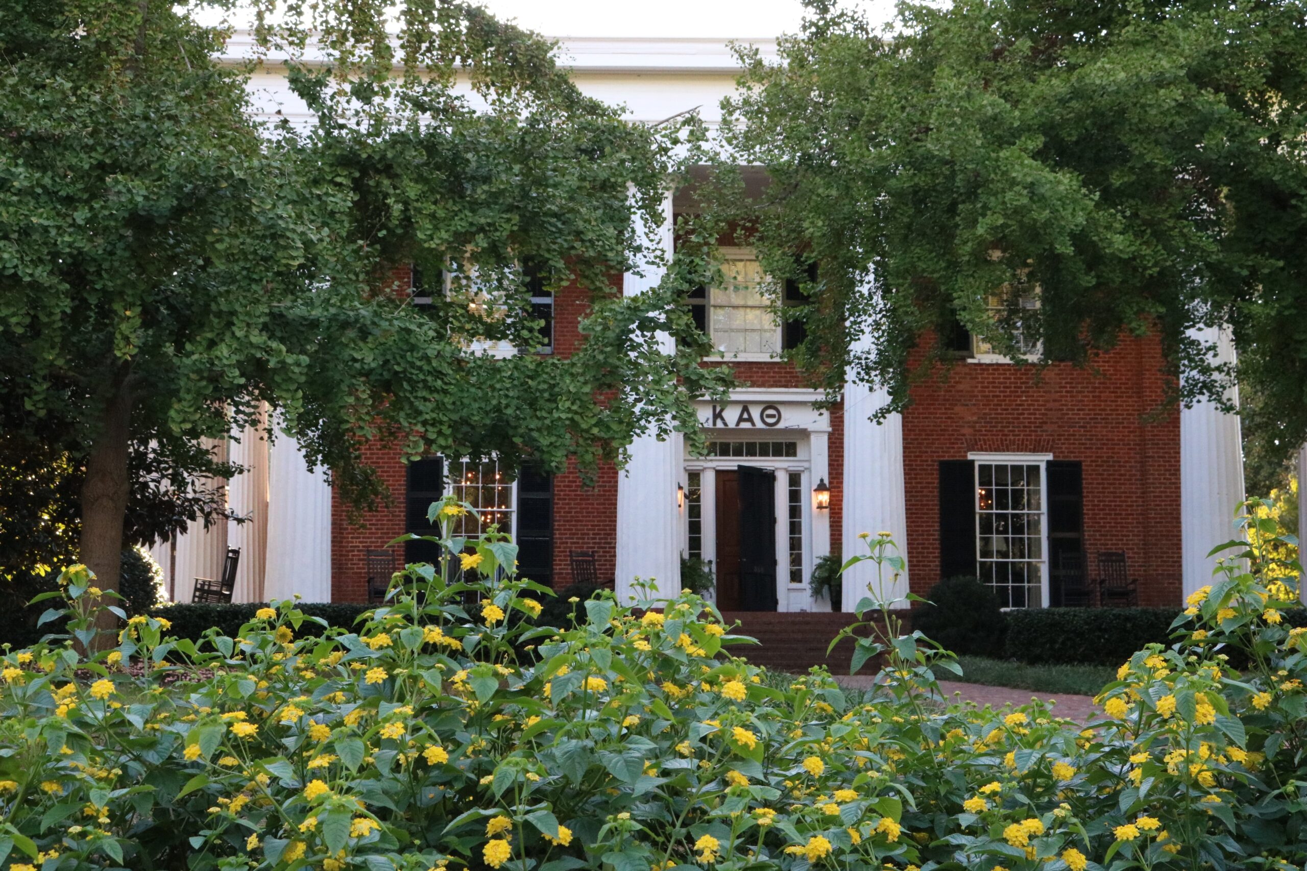 The Kappa Alpha Theta house, located at 338 S. Milledge Ave. in Athens, Georgia, is owned by the Gamma Delta Chapter House. It received a local historic designation from the Athens-Clarke County Government in 1991 and is currently valued at $2.1 million. (Photo by Emma Fordham)