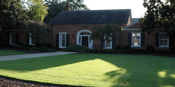 The Chi Omega house, located at 324 S. Milledge Ave. in Athens, Georgia, is owned by Mu Beta of Chi Omega. The house is valued at $2.2 million. (Photo by Emma Fordham)