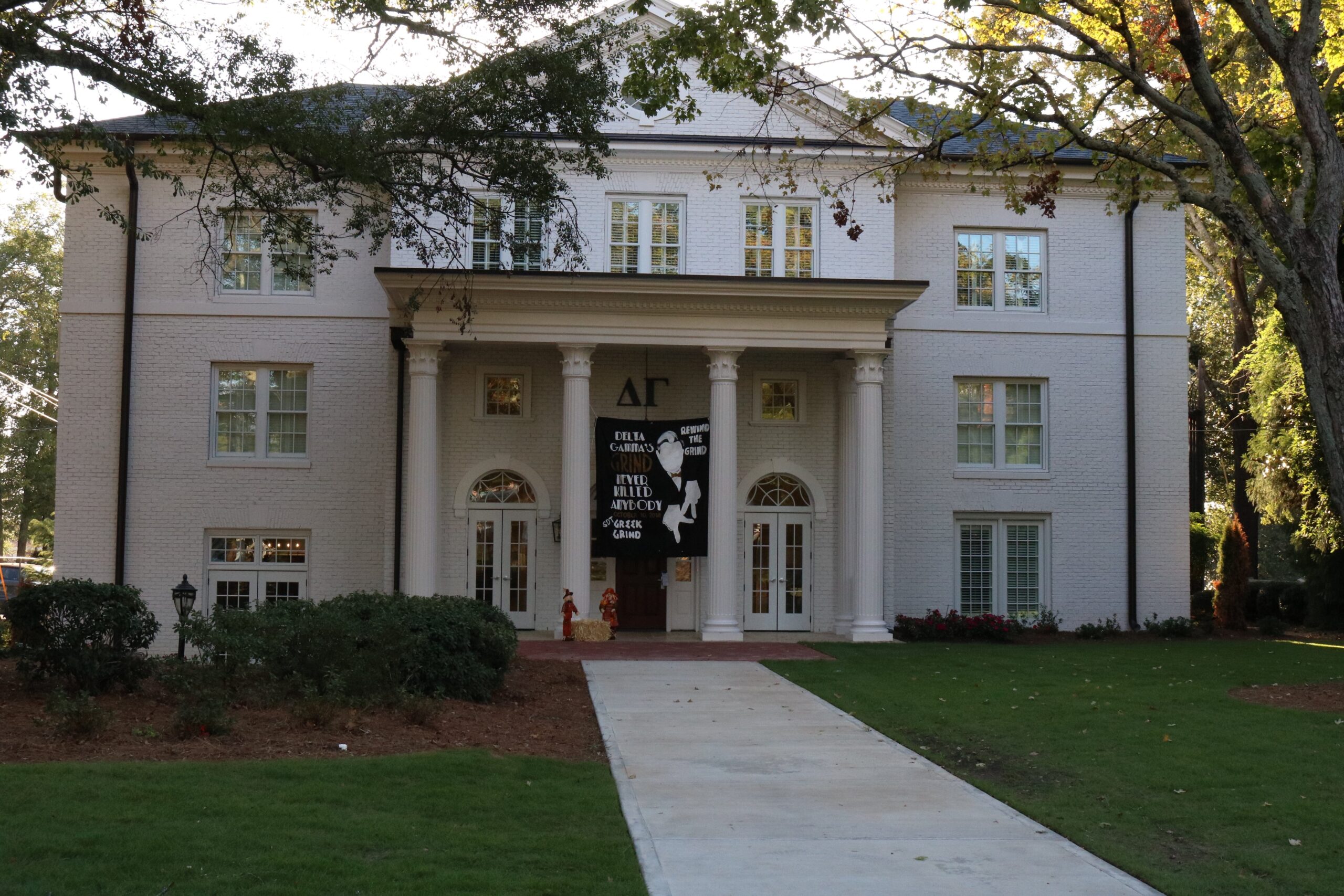 The Delta Gamma house is located at 290 S. Milledge Ave. in Athens, Georgia, and is owned by the Delta Iota Chapter House Corporation of Delta. It is currently valued at $1.9 million. (Photo by Emma Fordham)