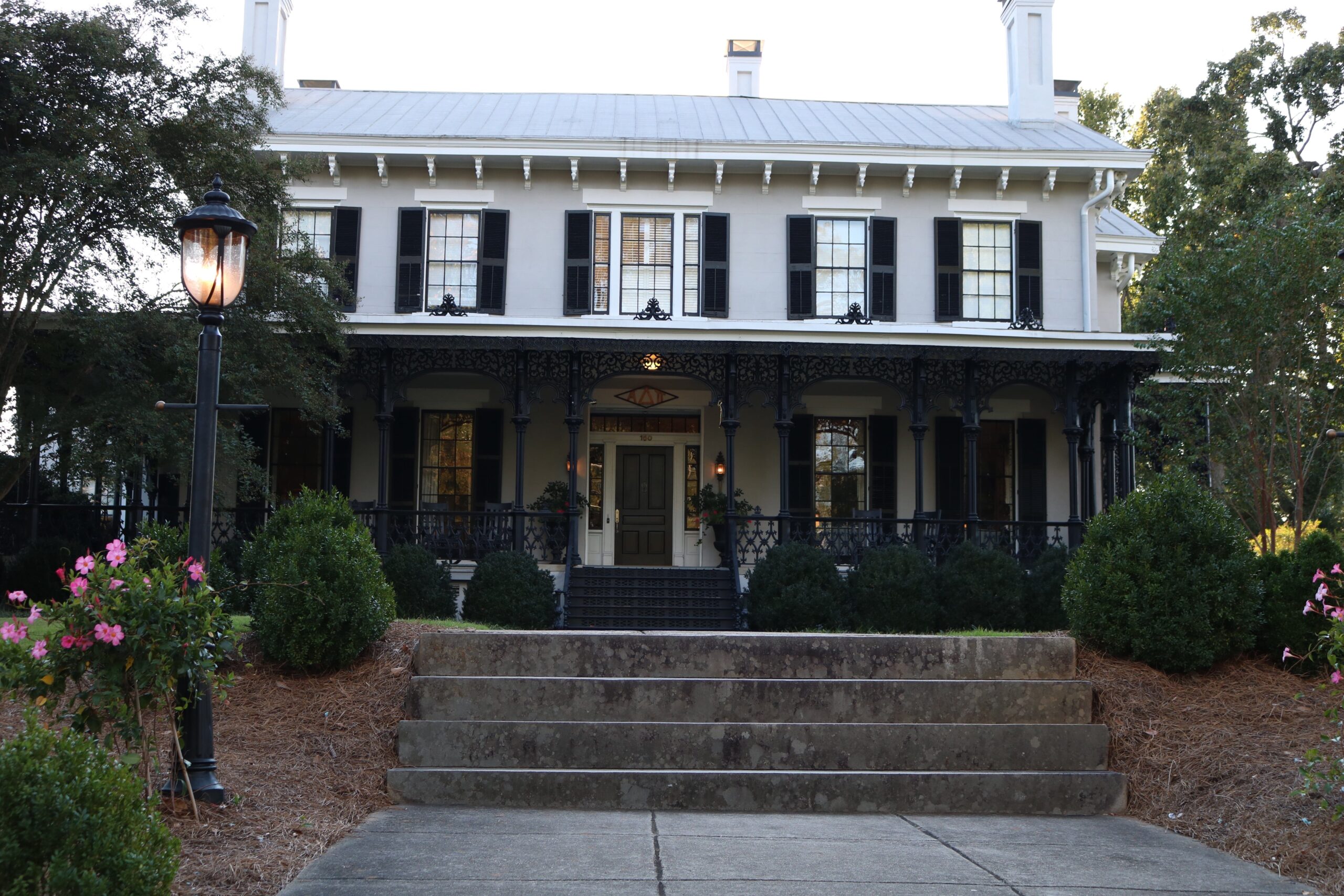 The Alpha Delta Pi house is located at 150 S. Milledge Ave. and is owned by Beta Nu Trustees, Inc. The house received a local historic designation in 1990 from the Athens-Clarke County Government and is valued at $2.4 million. (Photo by Emma Fordham)