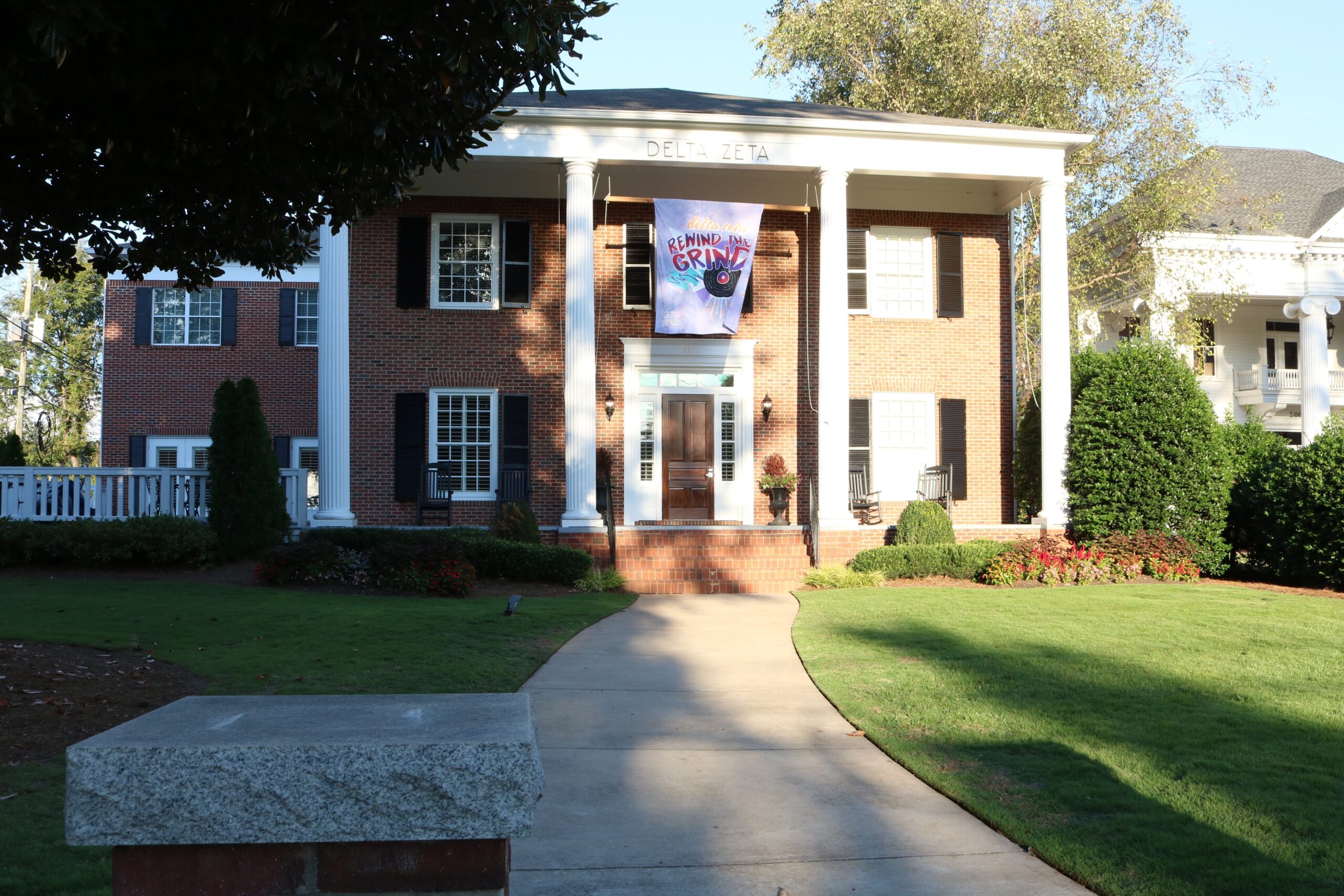 The Delta Zeta House, located at 317 S. Milledge Ave. in Athens, Georgia, is owned by the Delta Zeta Sorority. It is currently valued at $1.5 million. (Photo by Emma Fordham)