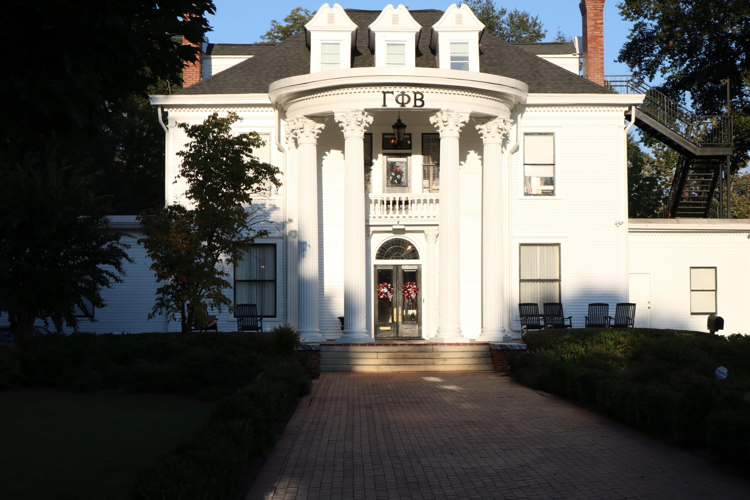 The Gamma Phi Beta house, located at 397 S. Milledge Ave. in Athens, Georgia, is owned by Gamma Phi Beta Sorority, Inc. It is currently valued at $1.6 million. (Photo by Emma Fordham)