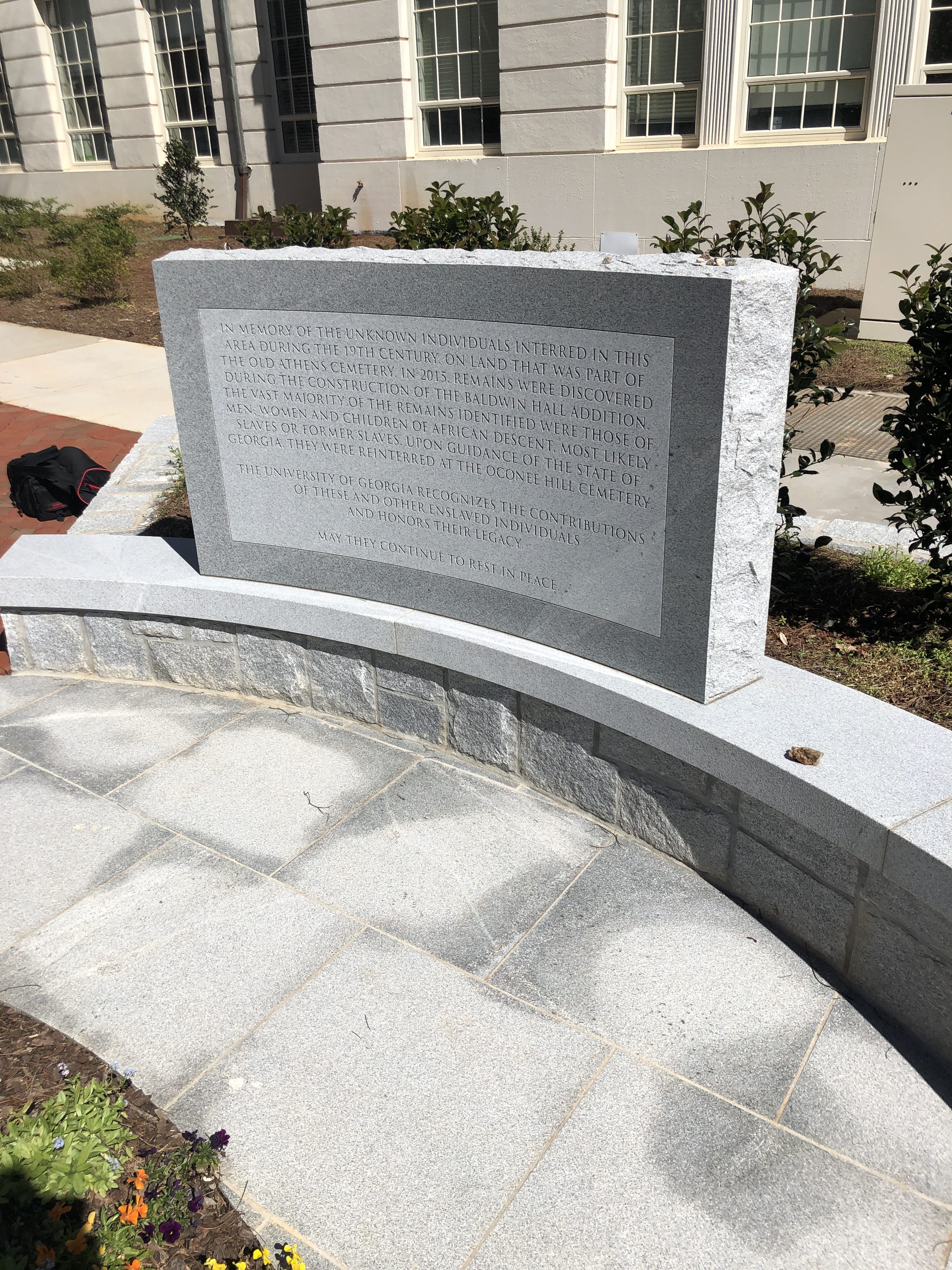 Baldwin Hall memorial