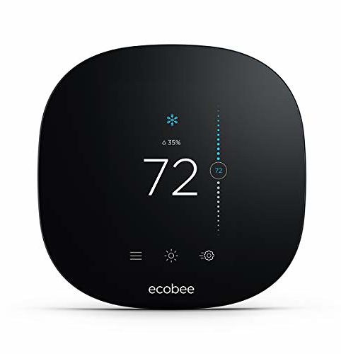 Ecobee4 Smart Thermostat: Voice activated thermostat that works with room sensors to keep your home comfortable.