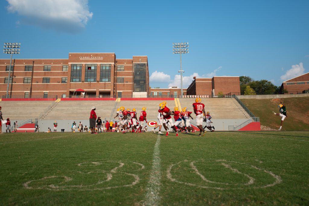 The Clarke Central football team