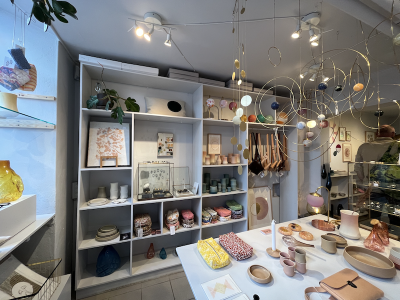 Design Kollektivet in Jægersborggade sells handmade pieces from seven different Danish designers. (Morgan Quinn / Photo)
