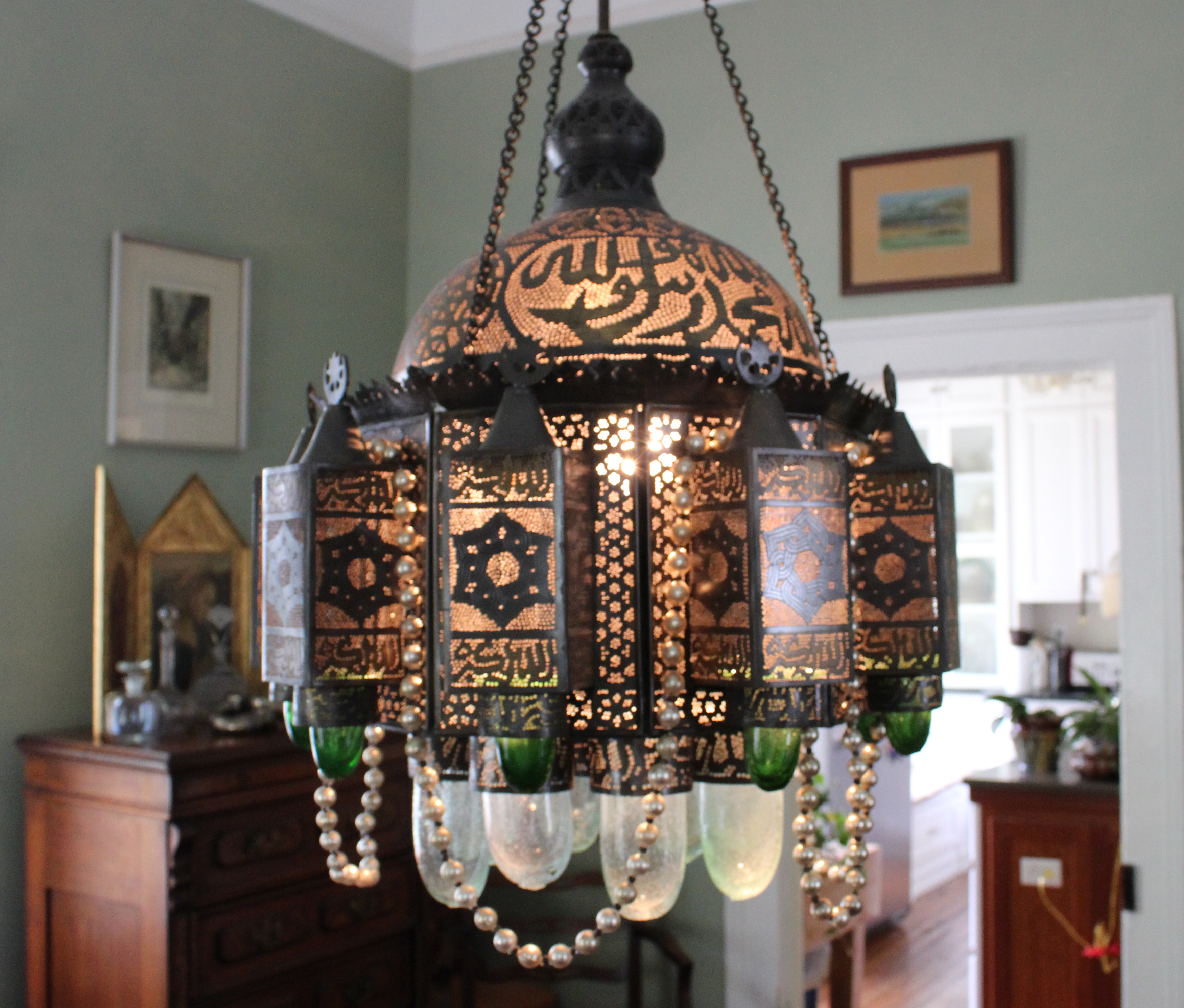 A chandelier from Egypt.