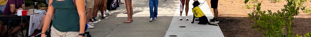 Students walk on UGA campus