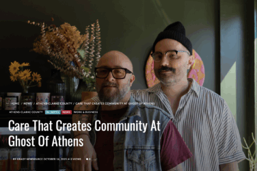 Story photo and title from a photo essay about Ghost of Athens