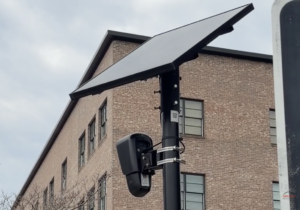 A flock safety camera