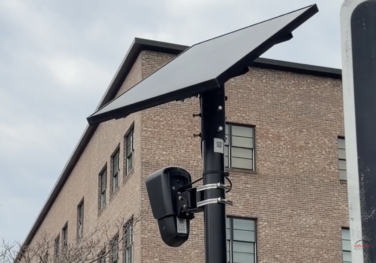 A flock safety camera