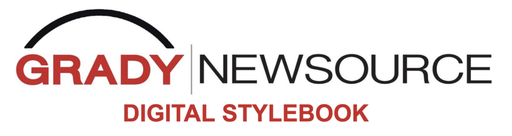 Newsource digital stsylebook
