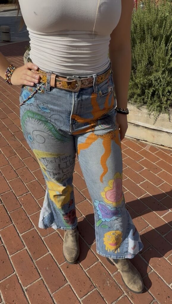 Pattison's bell bottoms.