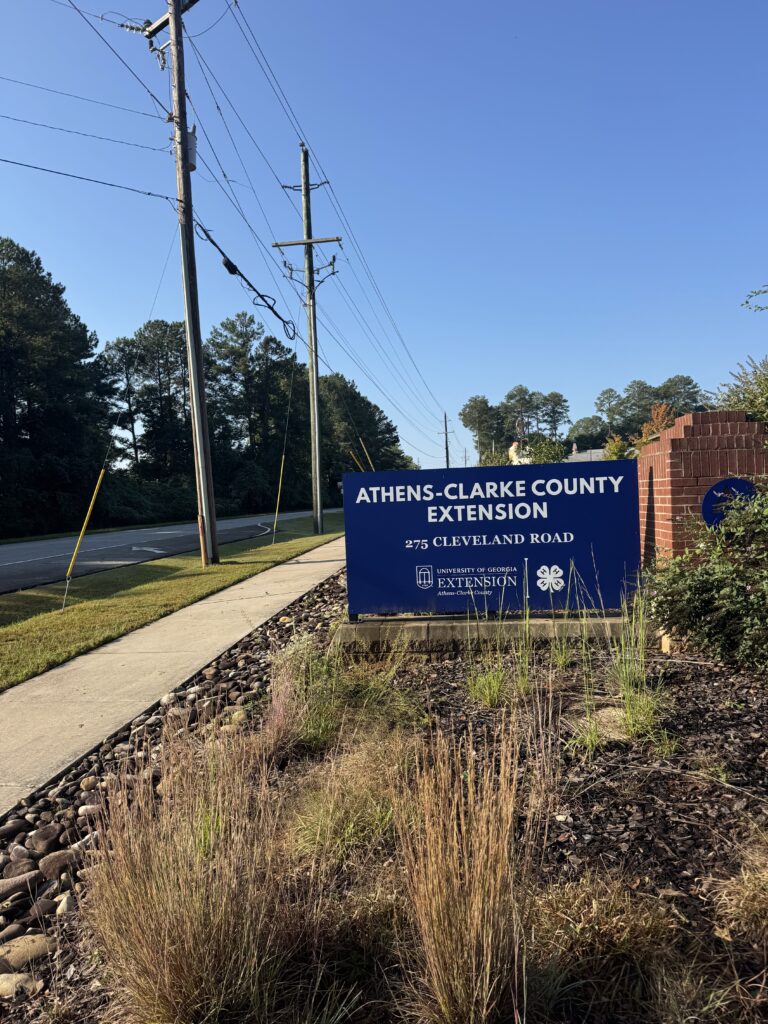 A sign outside of a government office